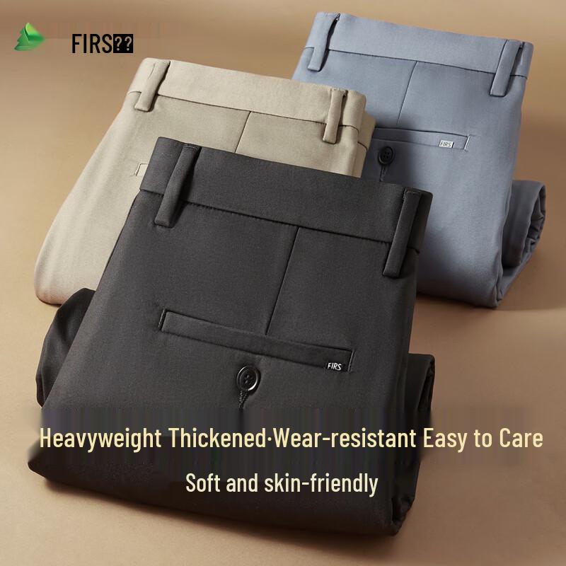 FIRS Men s Thickened Warm Stretch Casual Pants 31