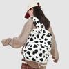 2026 High Quality Casual Plush Sweet Interior Zipper Pocket School Bags Fashion Color Blocking Large Capacity Commute Backpacks