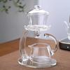 Lotus Fully Automatic Glass Kung Fu Tea Set Creative Tea Maker Simple Lazy Tea Maker for Home Use Teapot