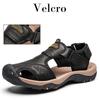 Men's Handmade Leather Summer Outdoor Beach Sandals Non-slip Men's Casual Shoes Comfortable Sandals