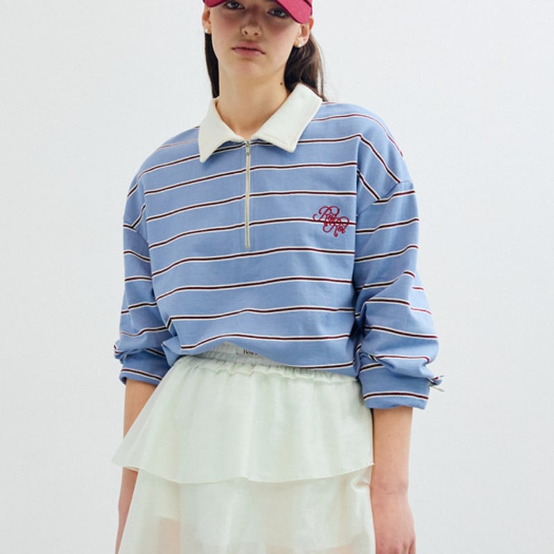 ROIROI Script Embroidered Ball Cap - Burgundy