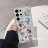 Funny cartoon Snoopy Charlie Magsafe Wireless Charge Case For Samsung S23 S22 S24 S25 Ultra Plus Cute Snoopy Magnetic Holder