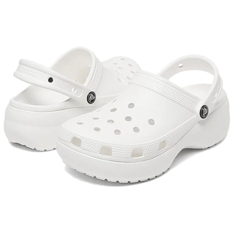 Crocs Classic Platform Clog EVA Clogs Women's White
