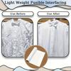 Ironing Meltable Fabric Lining, Lightweight Polyester Fiber Fabric, Suitable for Sewing and Crafts, Clothing, Luggage, Home Decoration