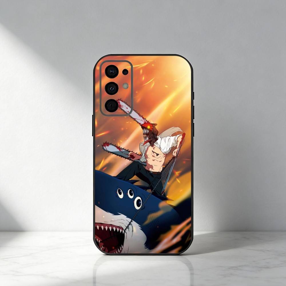 D-Denji C-Chainsaw Man  Phone Case For Samsung S25,S24,S21,S22,S23,S30,Ultra,S20,Plus,Fe,Note,5G Black Cover