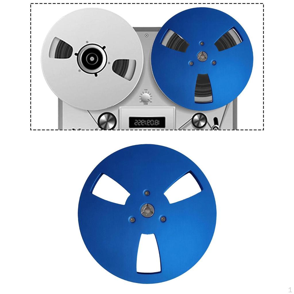 1/4 7 Inch Empty Reel Aluminum Accessories Lightweight Opening Machine Part Sturdy Open Sound