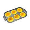 Stampo per Muffin in Silicone Antiaderente da 12 o 6 Vaschette, Design Pieghevole, Stampo per Torta per Preparare Facilmente Torte e Pane a Casa