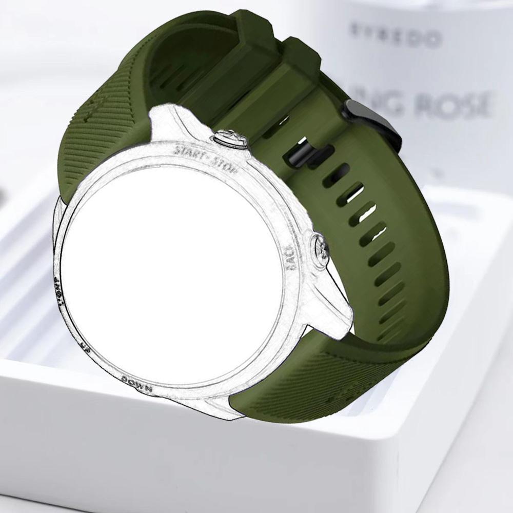 22mm Men'S Business Style WatchBand Smartwatch Accessories For Garmin Watch Venu 3 2 Silicone WatchStrap Women Adjustable Strap