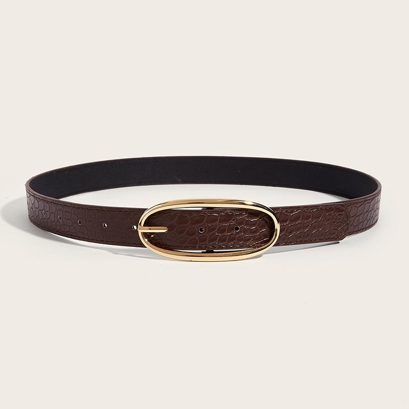 Fashionable Retro Belt For Women, 2025 New Design Sense, Minority Red Belt With Jeans Belt