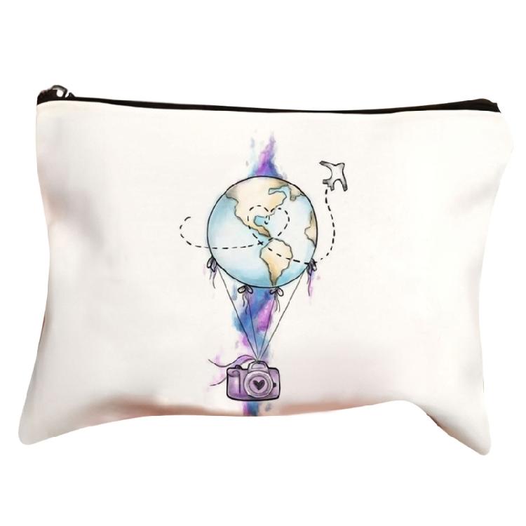 Spacious Zippers Closure Pen Case Lightweight Fabric For Students