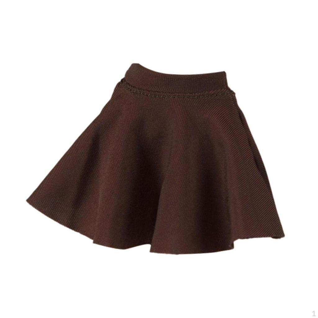 1/12 Action Figure Clothes Doll Short Skirt Fits 6 inch Female Figures Body Miniature