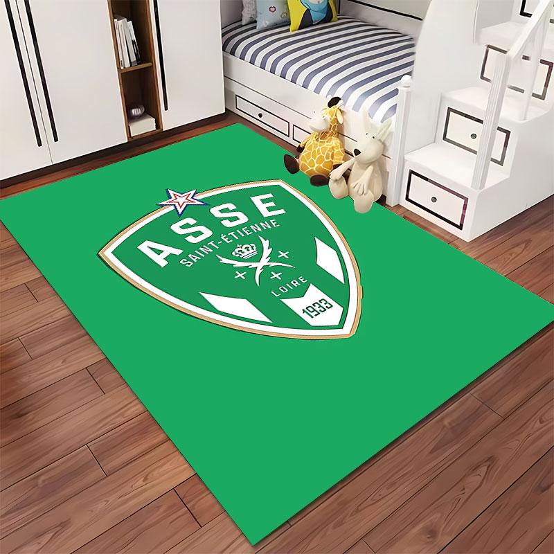 Green ASSE Saint-Étienne Logo Suitable As a Non-slip Mat for the Living Room or Bedroom Sofa