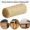 Octagonal Weave Rattan Webbing Roll 35-40cm Woven Net Rattan Imitation Rattan Webbing  Chair Repair