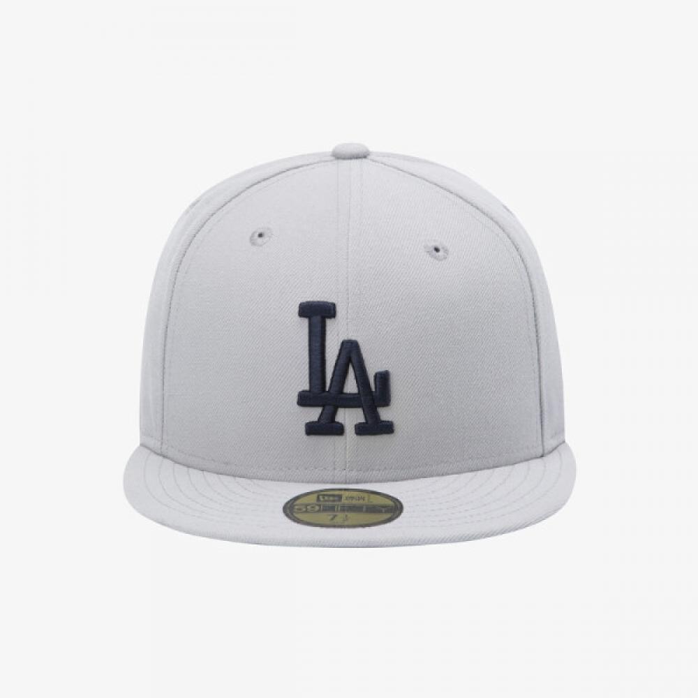New Era La Dodgers Basic Fitted Cap Dolphin Grey