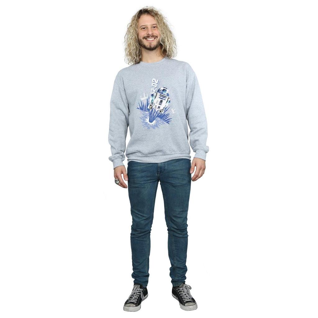 STAR WARS Mens R2-D2 Blast Off Sweatshirt