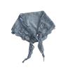 Silk scarf new lace small scarf versatile headscarf tied hair band head jewelry triangle scarf tied waist