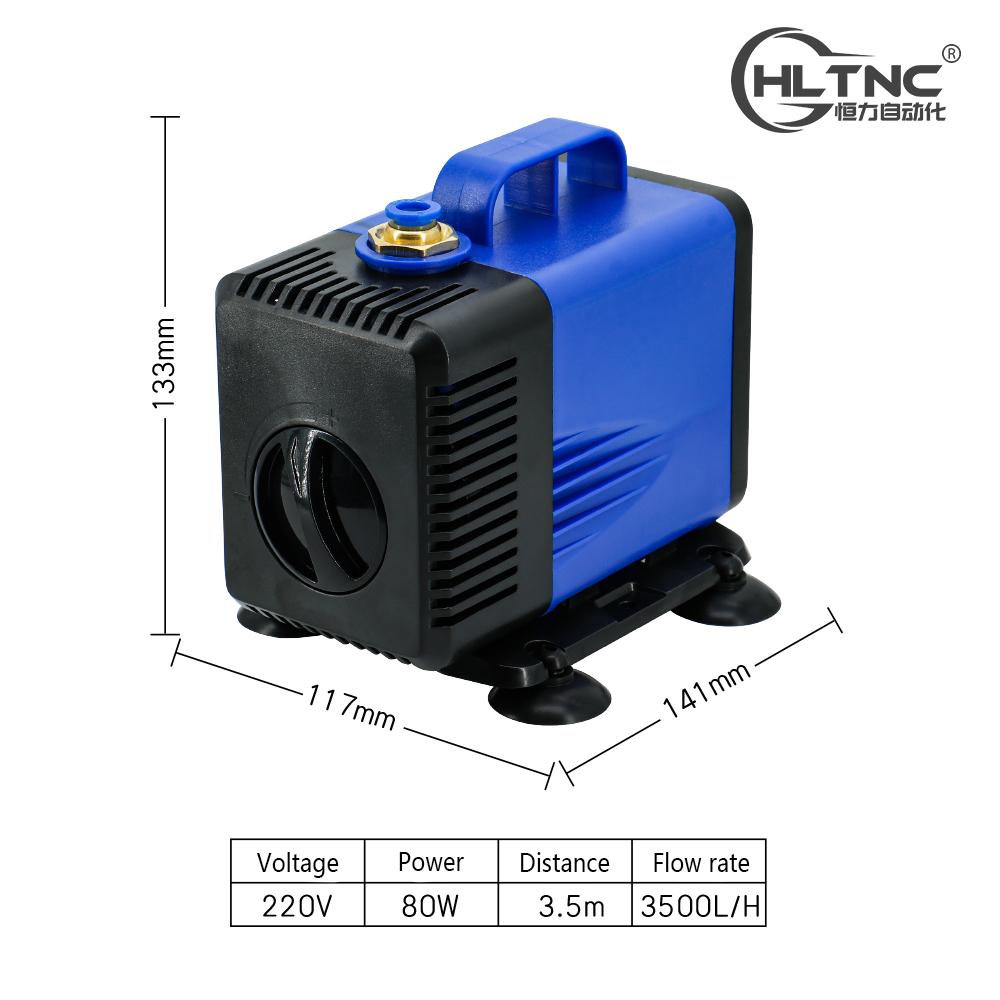 New Promotion Water Pump 80W 220v/110v +5 Meters White Water Pipes for Water Cooled Spindle
