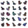 56Pieces Creative Dinosaur Graffiti Stickers for Easy Peels and Stick Application Scrapbook Luggage Decoration