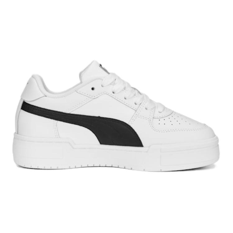 Puma Classic Comfortable Casual Durable Low-Top Kids Skate Shoes Kids skate shoes White Black 382277-11
