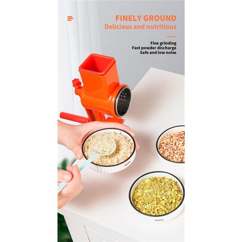 Manual Nut Grinder Multifunctional Kitchen Utensil Grinding Device Dry Fruit Crusher Peanut Butter Nut Sesame Walnut Chopper