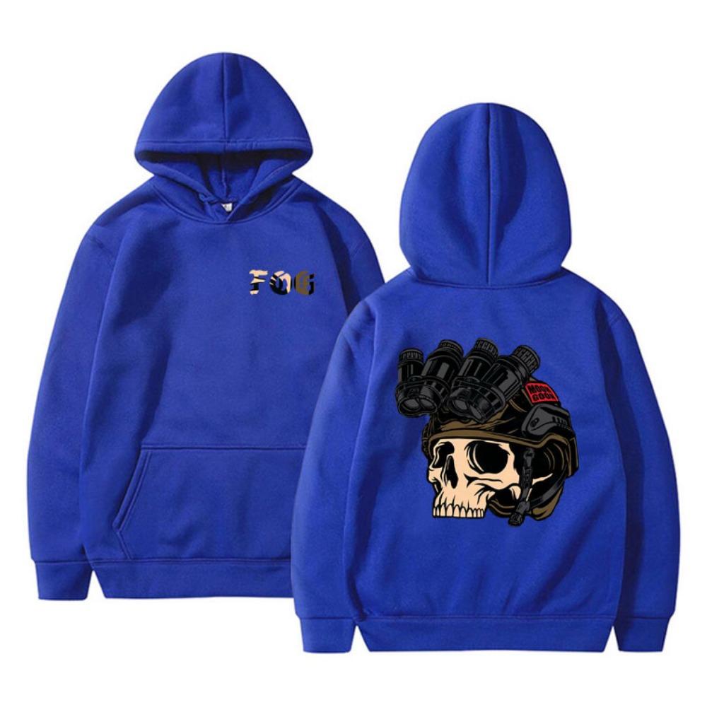 Forward Observations Group Skull Double Sided Print Hoodie Male Fashion Oversized Pullover Hoodies Men Women Sweatshirt