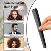 Premium Carbon Fiber Barber Combs, Taper Comb for Men, Women & Hair Stylists - Heat Resistant & Fine Tooth - Salon Quality