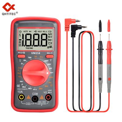 Dijital Multimetre Otomatik 6000 Sayım Ac Dc Gerilim Ölçer Ncv True Rms Test Cihazı Ölçülebilir Sıcaklık Frekans Um416