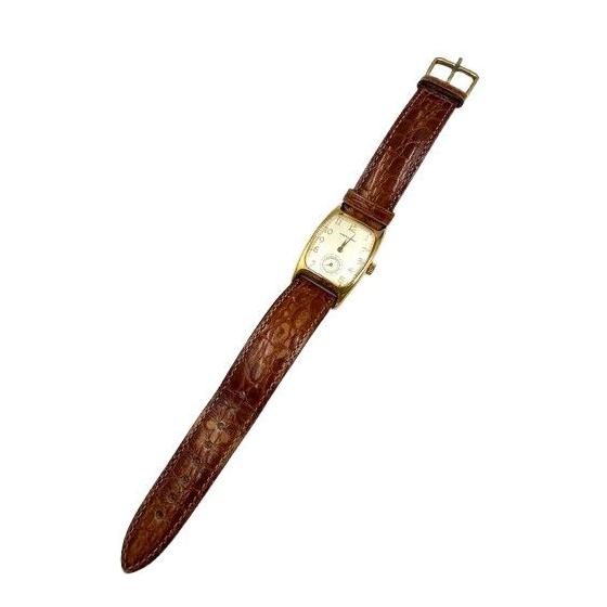 Used HAMILTON Watch 6186 Square Gold