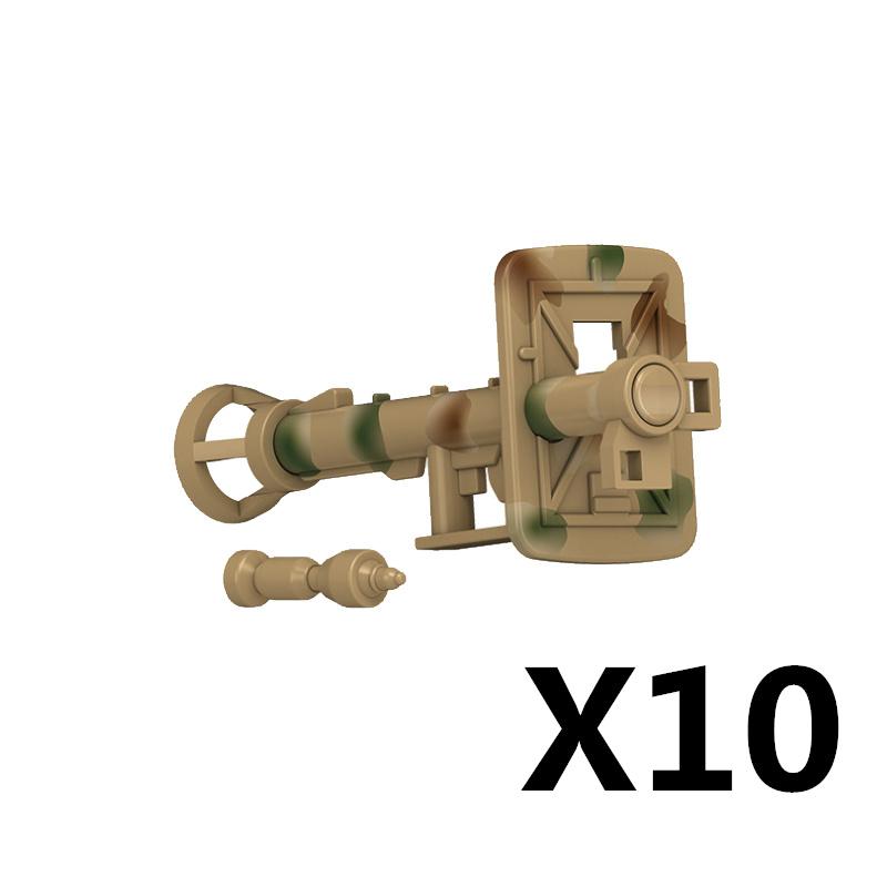 MOC Military Building Block Set Soldier Accessory Robot Dog Drone Weapon Box Pistol Gatling Gun Iron Fist Rocket Launcher Toy Gift Present