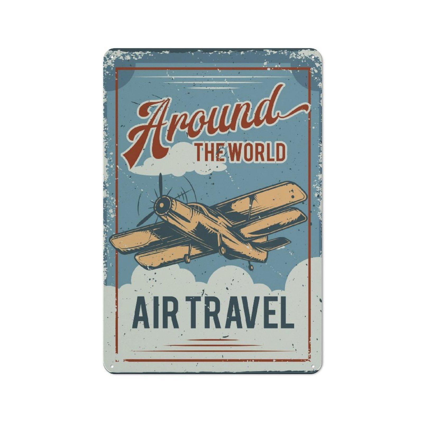 

1 Pack Distressed Vintage Tin Sign with Rustic Rusted Tone for Home Bars or Garages, Size Options Include 20x30cm or 30x40cm 20*30CM