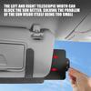 Adjustable Car Sun Visors Extender Quick Installation Sun Visor For Car Anti-Glare Sun Visor Car Sun Visor Extension