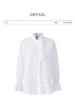 100% Cotton Romantic Lace Floral Stand Collar Embroidered Hollow Out Shirt Top