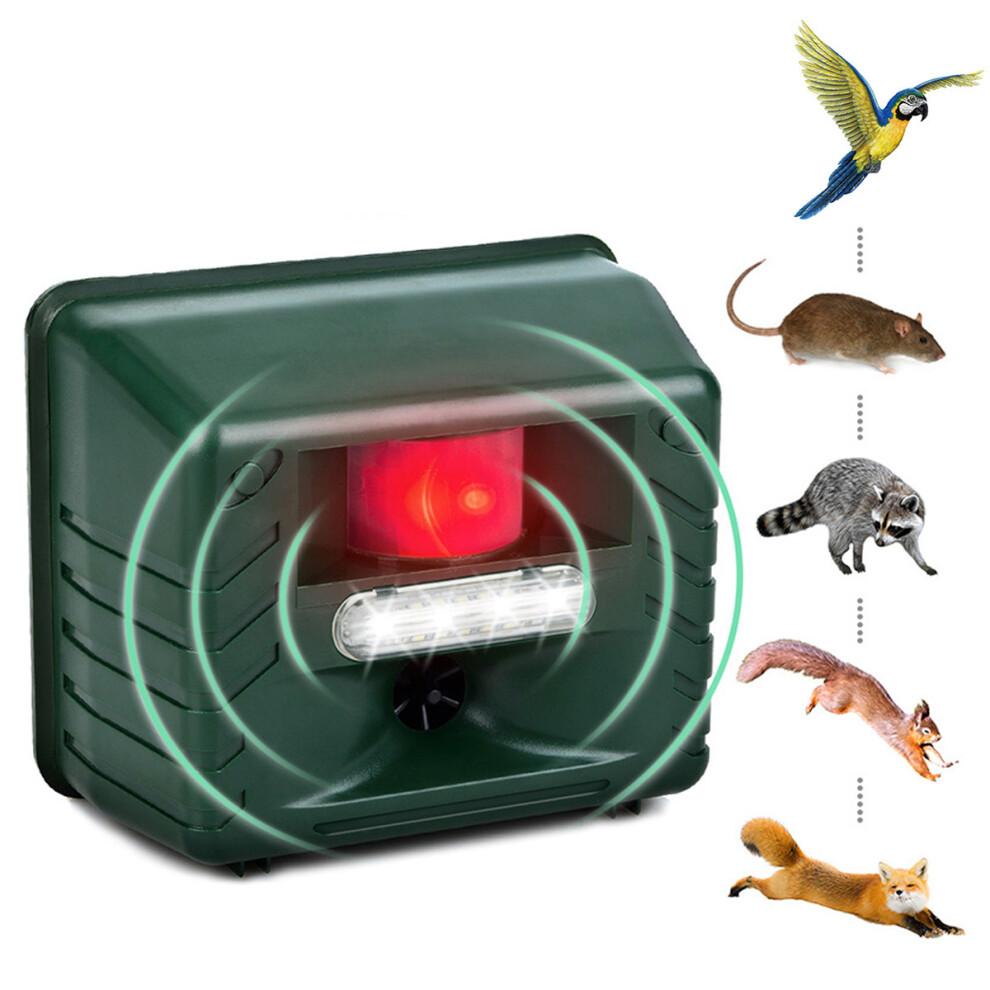Dispositif de lutte antiparasitaire ultrasonique et respectueux des animaux, résistant aux intempéries, facile à installer et couvrant une large
