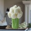Silikónová forma na sviečku Tulipánový kytica, Forma na odlievanie vosku pre aromaterapiu, 3D kvetinová silikónová forma na odlievanie pre DIY remeslá, Domáca dekorácia 1ks