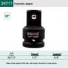 Pneumatic Adapter: Electric Wrench Air Gun Socket Converter - Large to Medium