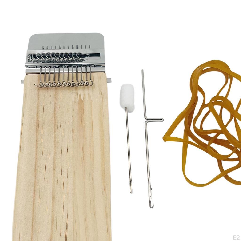 Darning Loom Weave Tool, Wooden Weaving for Beginners, Quickly Mending Loom, Hand Craft