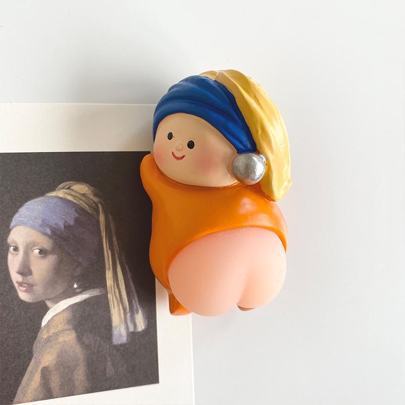 

Снятие стресса Мультяшный щипок Расслабляющее настроение Снижение давления Имитация ягодиц Мялка Игрушка Смешной магнит на холодильник Многоцелевые магниты