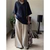 Johnature Summer Japanese Casual Loose Wide-leg Pants Light Dry Full Length Comfortable Trousers For Women