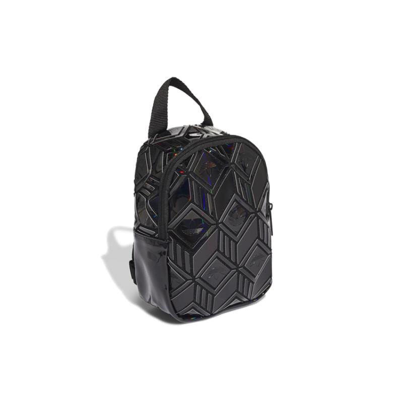 Adidas Originals Polyurethane Artificial Leather Backpack Regular Unisex Black Adidas GN3036