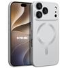 Case for iPhone 18 Pro Max, Shockproof Silicone Protection with Magnetic Ring - Silver