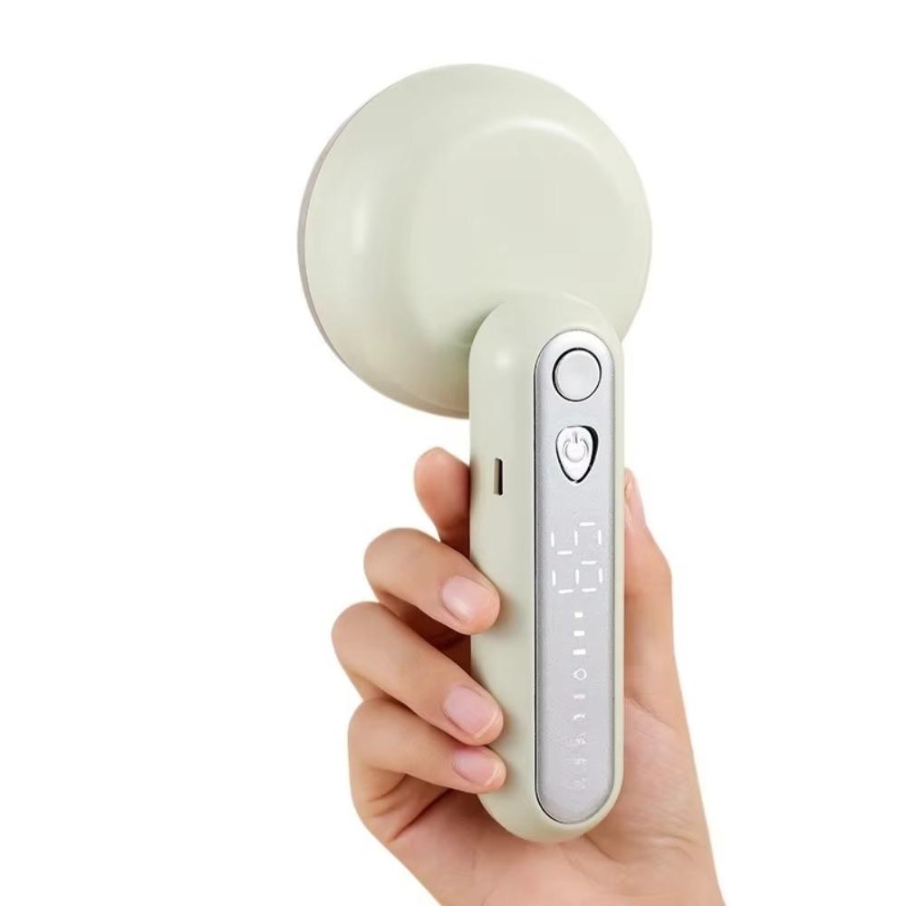 Digital Display Electric Hairball Trimmer Foldable Handle Fabric Hair Remover Clothing Maintenance зелёный
