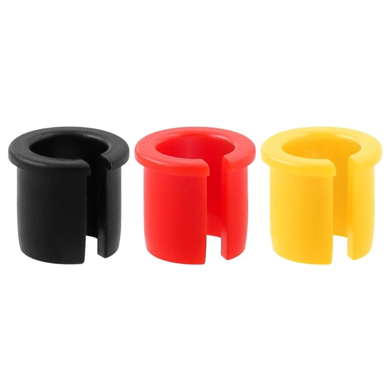 Pack of 10 Plastic Valves Caps Valves Plugs for Bicycles Tires In 3 Color Easy Installation Enhancing Seal and Safety