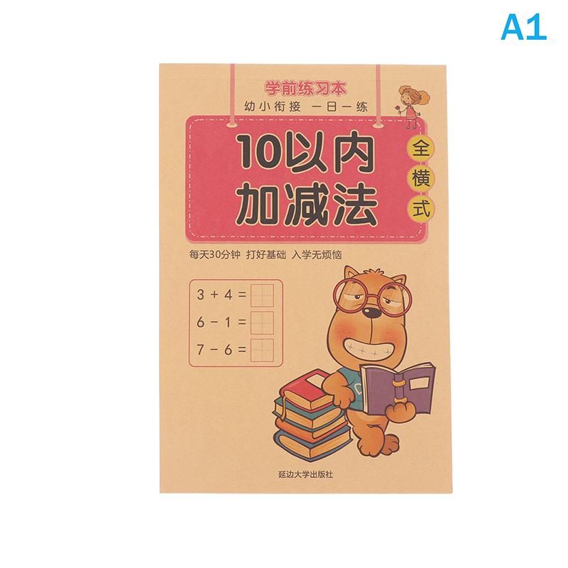 Book Of Learning Math Children'S Addition And Subtraction Within 10-100 Students Preschool Mathematics Exercise Books