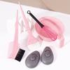 6pcs professional hair dye sets, hair dye bowl mixing brush, hair dye earmuffs, salon hair dye tools, Special for Real Hair Wigs