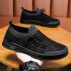 Platformed Height Up Men Black Sneakers Woven Running Shoes Brand Loafers Sports Authentic Exercise Tenisse Character Bity