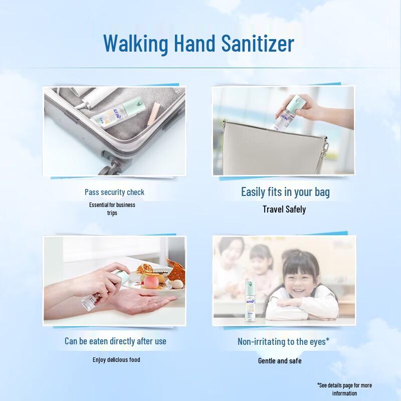 Blue Moon No-Rinse Antibacterial Hand Sanitizer, 50ml