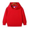 New Spring and Autumn Children's Hooded Pure Cotton Solid Color Sweat
