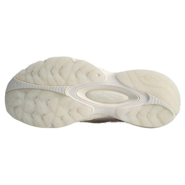 Li Ning V8 1.5 Fabric Slip Resistant, Abrasion Resistant, Lightweight Low top Running Shoes Women's White Gold ARHQ058-3