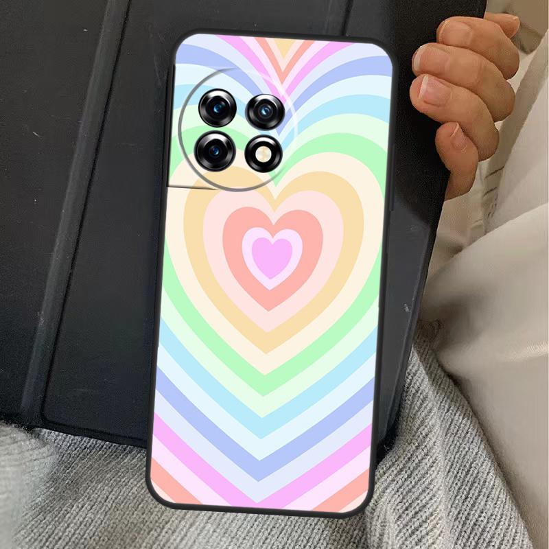 

Hearts Circles Case For OnePlus 13R 12R 10R 13T 10T 8T 15 13 12 11 Nord CE 4 3 2 Lite N20 N30 Nord 5 Cover OnePlus Nord CE 2