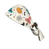 Berretto da lavoro alla moda con stampa di Halloween, berretto casual da donna con coda di cavallo, berretto da lavaggio, berretto Baotou